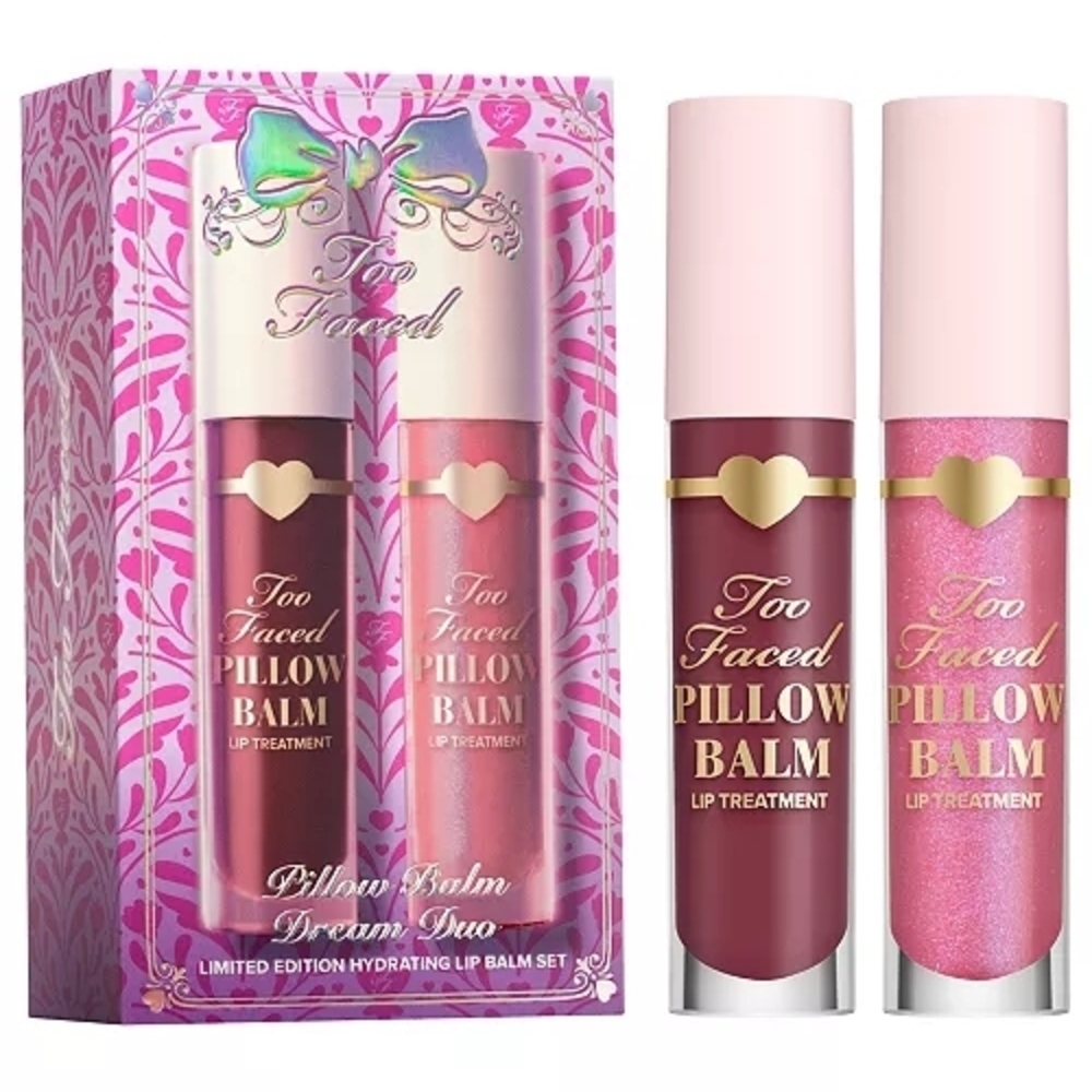 Too Faced Pillow Balm Dream Duo - Berry and Sparkling Pink